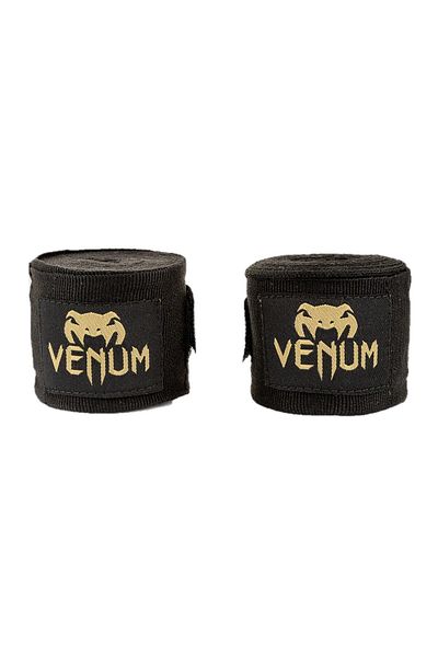 Venum KONTACT BOXING HANDWRAPS BLACK-GOLD 2.5m