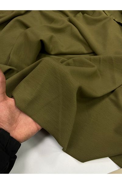Şanlı Kumaş Khaki Color Inside Cotton Knitwear Width: 180cm