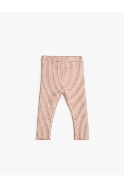 Koton Basic-Leggings mit geripptem, elastischem Bund
