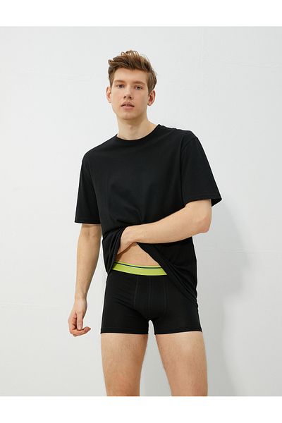 Koton Σετ Boxer 3 τεμαχίων Bird Printed Cotton με ελαστική μέση