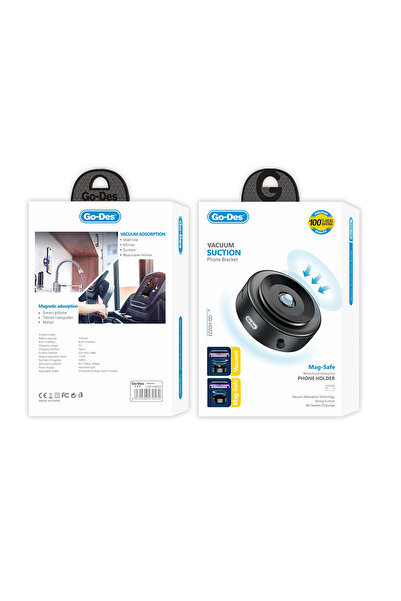 Go-Des Telefon Tutucu Elektirikli Vakum Özellikli Gd-hd223 110mah 5v Type-c Portlu