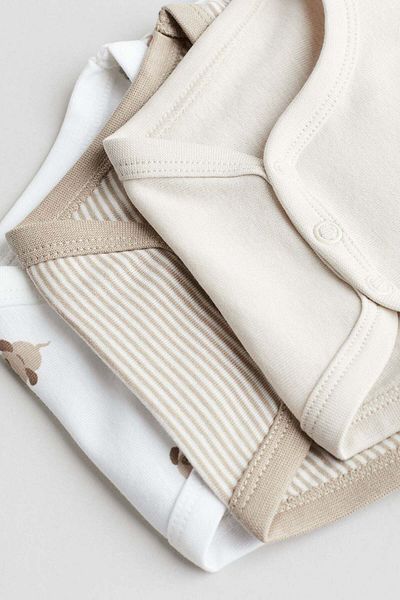H&M 3-pack Long-sleeved Bodysuits