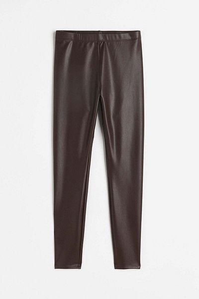 H&M Imitation leather leggings