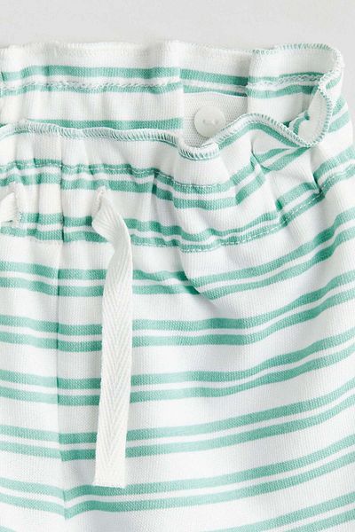 H&M Frill-trimmed cotton shorts