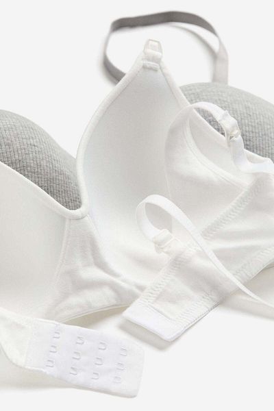 H&M MAMA 2-pack padded cotton nursing bras