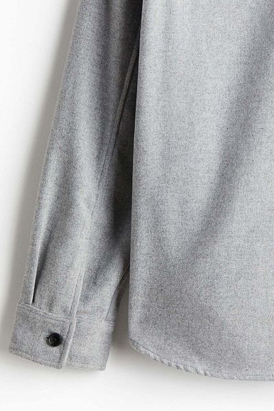 H&M Regular Fit Felted overshirt
