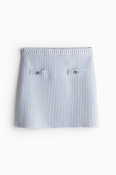 H&M Textured-knit skirt