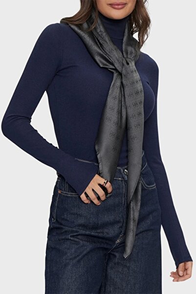 Guess KEFIAH LOGO 4G 125X1 Kadın Antrasit Şal AW5191POL03-CLO