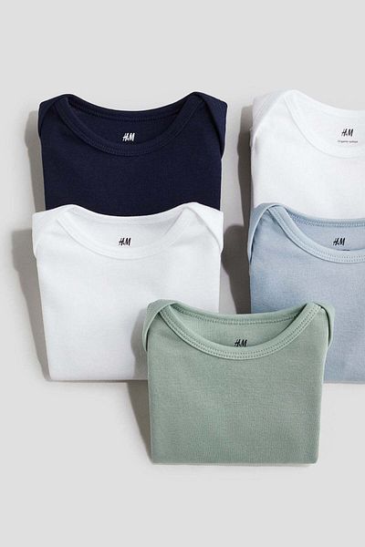 H&M مجموعة من 5 بدلات للجسم