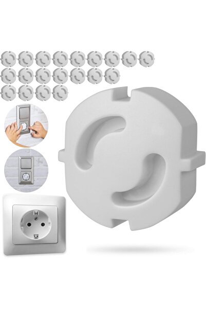 DORRY HOME 6 τμχ Αυτόματο κάλυμμα πρίζας Προστατευτικό πρίζας Κλειδαριά ασφαλ...