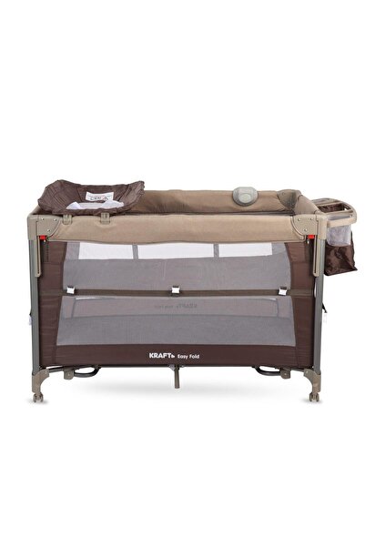 Kraft Easy Fold Anne Yanı Oyun Parkı 70*110 cm Bej