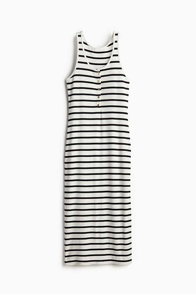 H&M Button-top Jersey Dress
