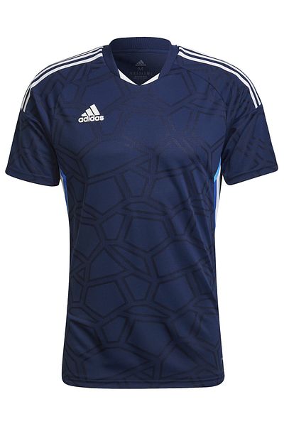 adidas Ανδρικό αθλητικό μπλουζάκι Navy Con22 Md Jsy - HA3512