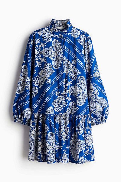 H&M Frilled-collar Dress