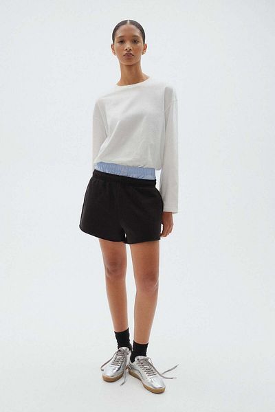 H&M Long-sleeved Cotton Top