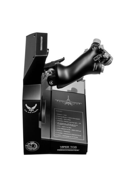 Thrustmaster Viper Tqs for Pc: Metal Throttle System, 21 Buttons, 5 Axes, Chaff/Flare, U.S. Air Licensed