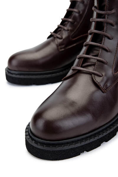 Tamer Tanca Kadın Hakiki Deri Kahverengi Casual Bot