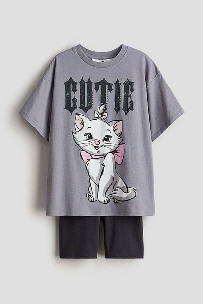 H&M 2-piece Printed Set