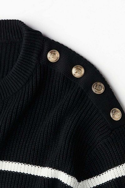 H&M Button-detail jumper