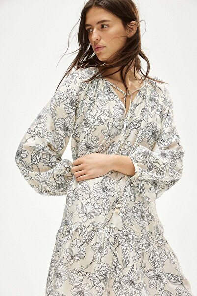 H&M Bağcık detaylı elbise