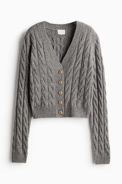 H&M Cable-knit cardigan