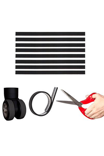 Microcase Kesilip Ayarlanabilir Silikon Aşınmaya Dayanıklı Ses Önleyici Bavul...