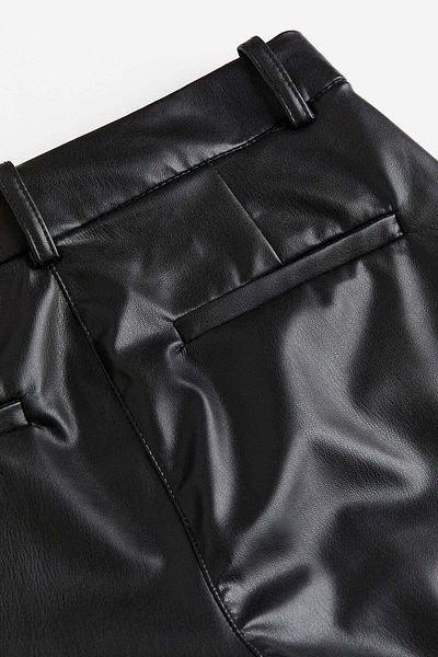 H&M Slim coated trousers