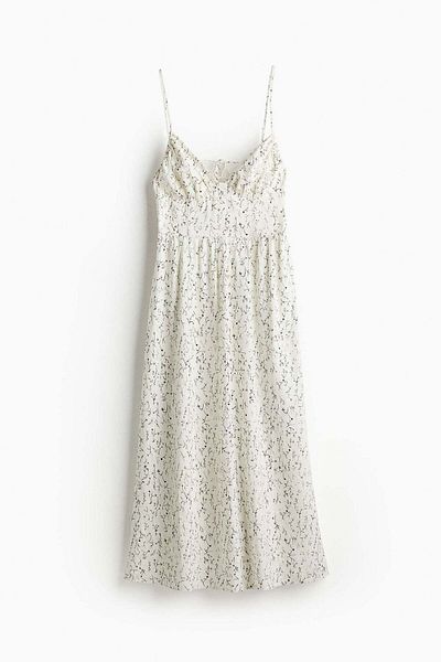 H&M Linen-blend strappy dress