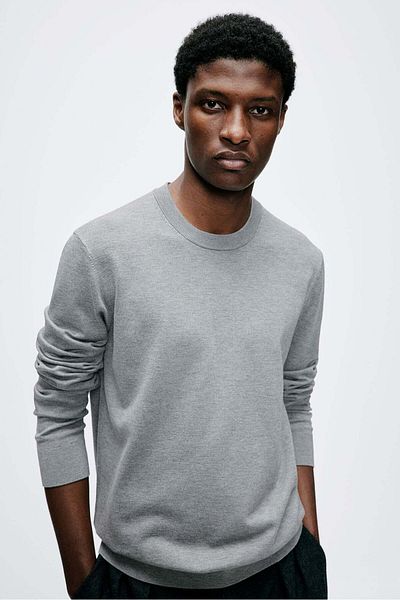 H&M Slim Fit Fine-knit jumper