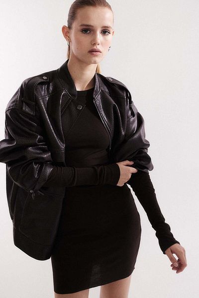 H&M Ribbed bodycon dress