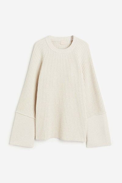 H&M Rib-knit open-back jumper