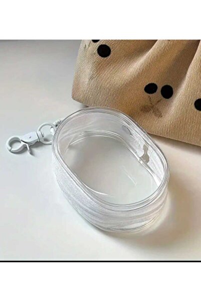 etna sanat Şeffaf Şarj Cihazı Ve Kablo Duzenleyici Mini Canta