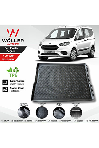 wöller Ford Courier Uyumlu Bagaj Havuzu 2014 2023 Arası 3d Ultraflex Esnek
