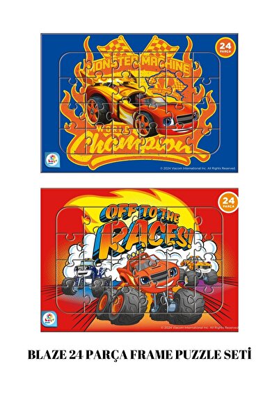 LAÇO KİDS BLAZE 24 PARÇA FRAME PUZZLE SETİ