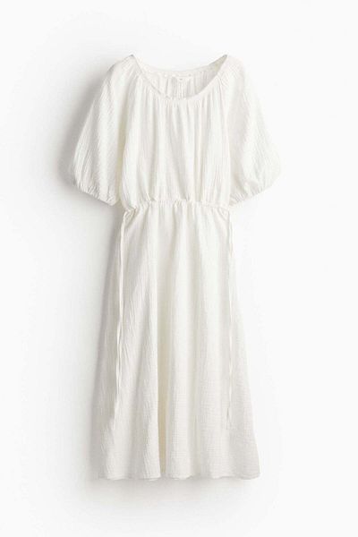 H&M Drawstring-waist cotton dress
