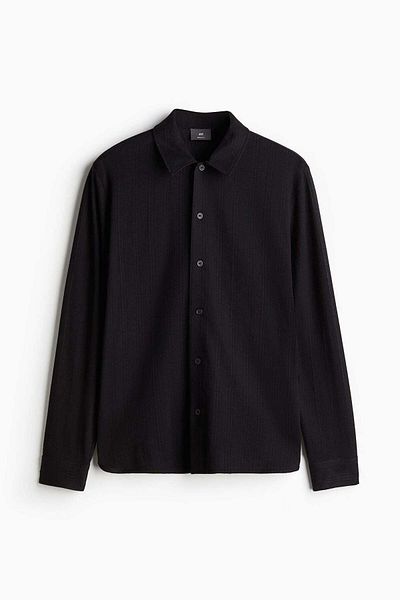 H&M Regular Fit Lace jersey shirt