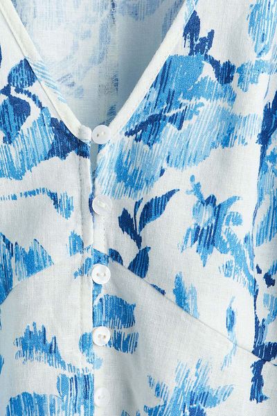 H&M Linen-blend blouse