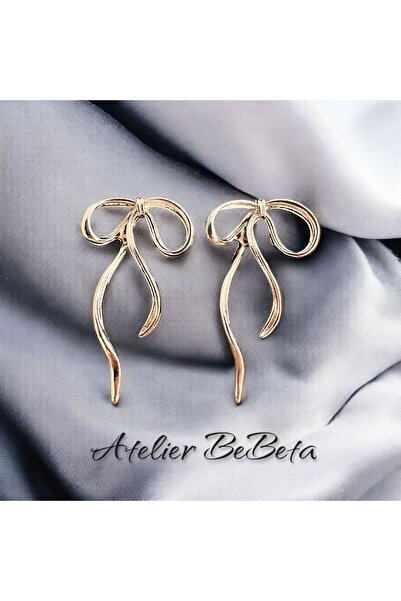 Atelier Bebeta أقراط الشريط (الذهب)