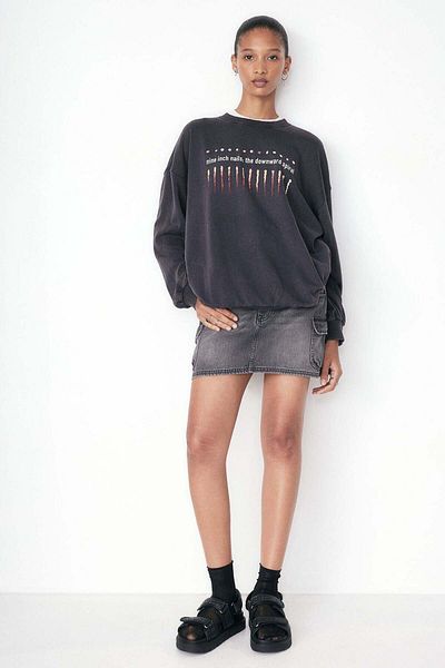 H&M Oversized printed sweatshirt