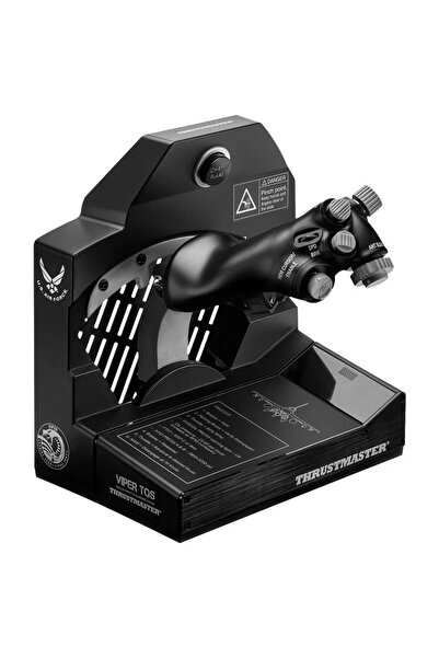 Thrustmaster نظام التحكم في السرعة المعدني Viper TQS للكمبيوتر: 21 زرًا، 5 محاور، إضاءة/إشارة، مرخص من القوات الجوية الأمريكية
