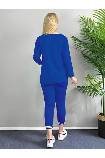 JANES Women's Long Sleeve Rib Detail Viscose Two Thread Double Suit