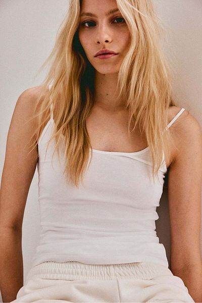 H&M 2-pack jersey strappy tops