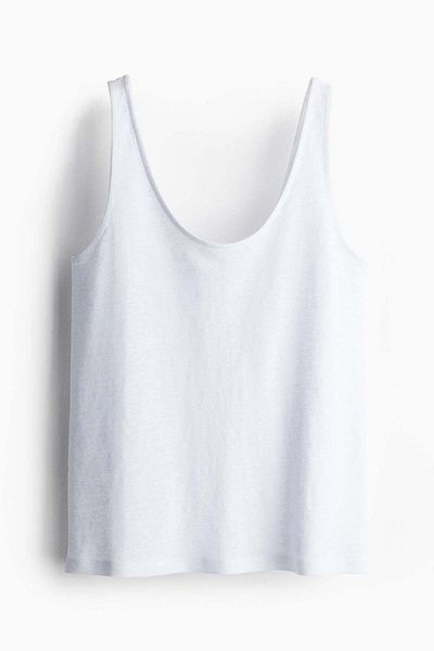 H&M Linen-blend vest top