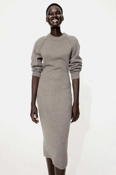 H&M Knitted bodycon dress