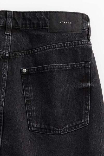 H&M Wrapover-waist denim skirt