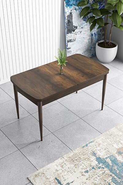 Canisa Han Serisi, 70x114 Açılabilir Mdf Masa Takımı Barok Ahşap Desen Masa 4 Bordo Sandalye