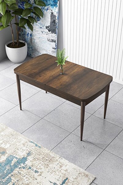 Canisa Concept Zen Serisi 80x132 Açılabilir Mdf Barok Ahşap Desen Mutfak Masası