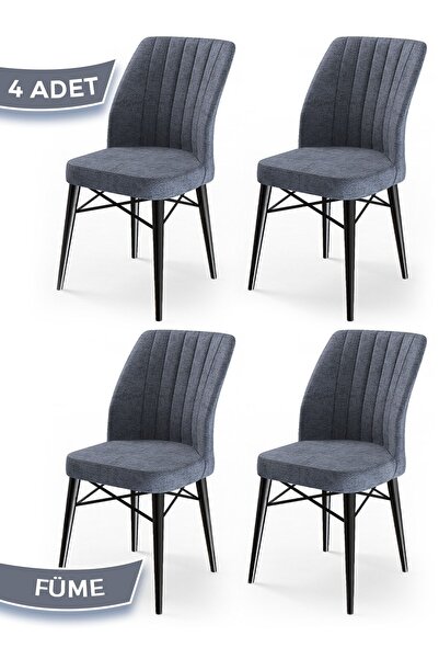 Canisa Concept Canisa Flex Serisi Gürgen Ayaklı 1.sınıf Sandalye , 4 Adet , F...