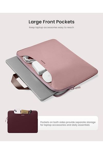 Tomtoc THEHER-A21 SLIM LAPTOP BAG 
(13.5/14 INCHES) PINK