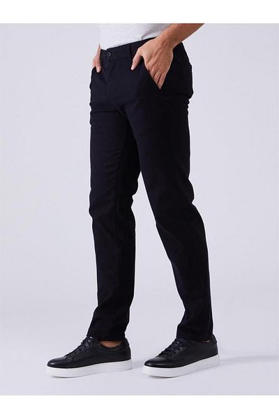 YAZI Captiva Classic Fit Lycra Men's Canvas Trousers-7075